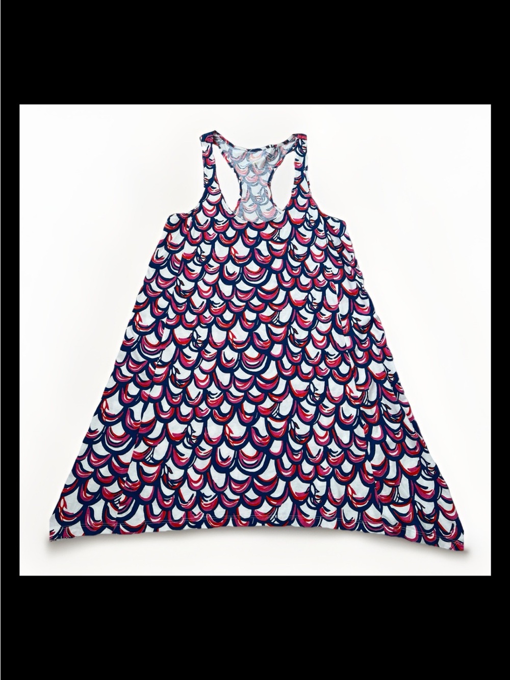 Lilly Pulitzer knit Dress Sz M Monterey Cutout Shift Pink White Blue Sleeveless
